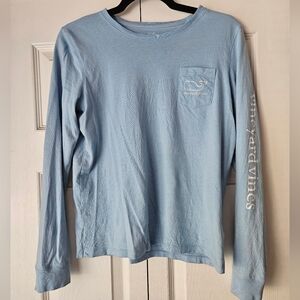 Vineyard Vines Light Blue Long Sleeve Tee